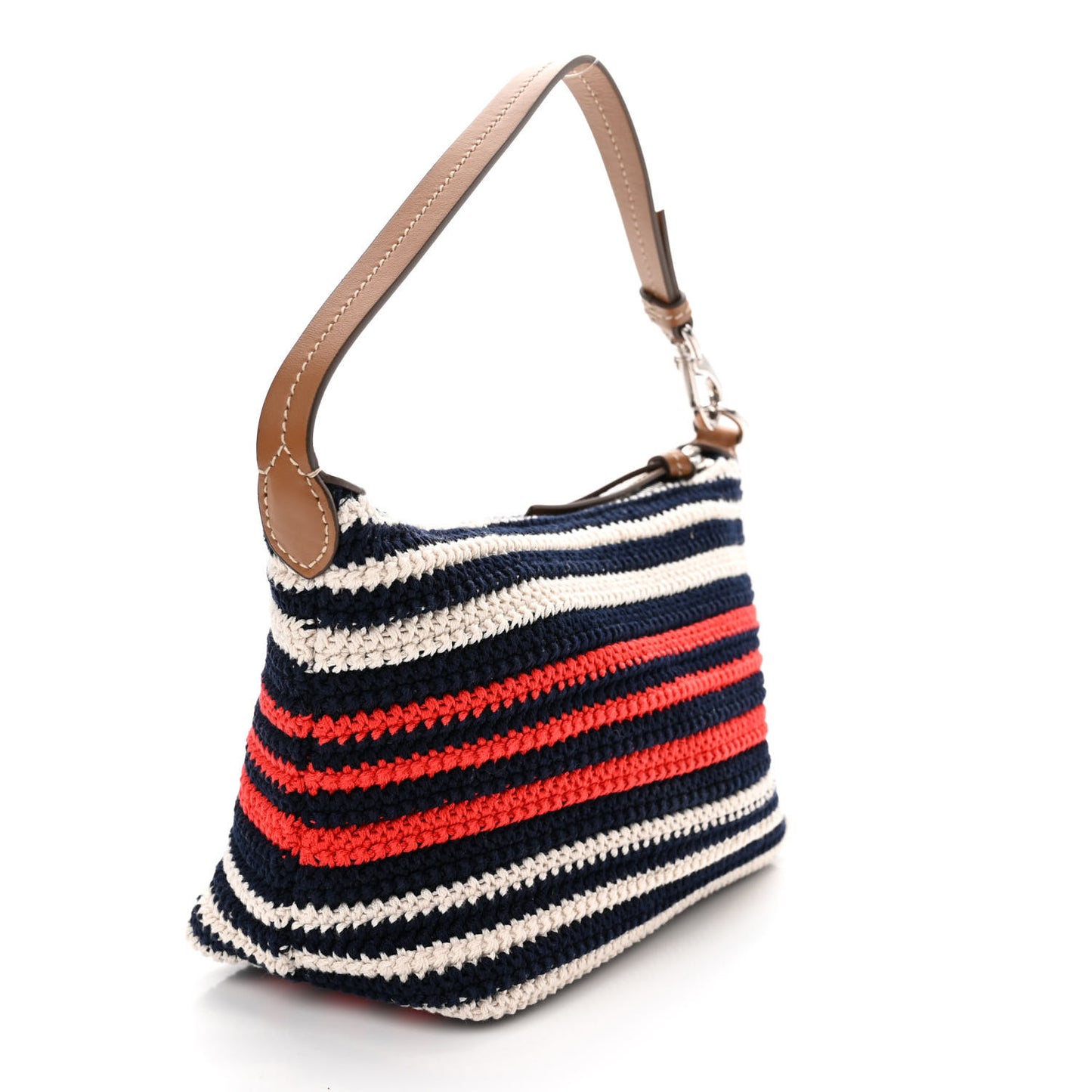Fabric Crochet Mini Spirit Cire Bag Blue Red White
