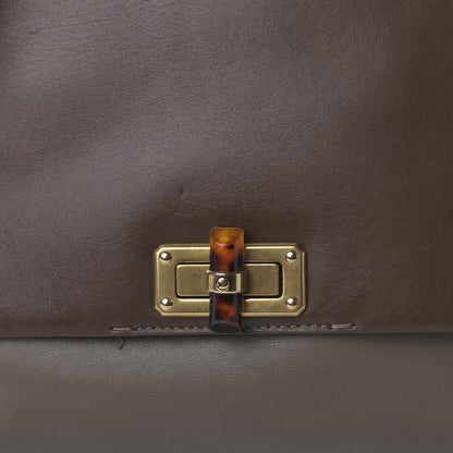 Lanvin Calfskin Medium Happy Shoulder Bag Brown 9 of 11