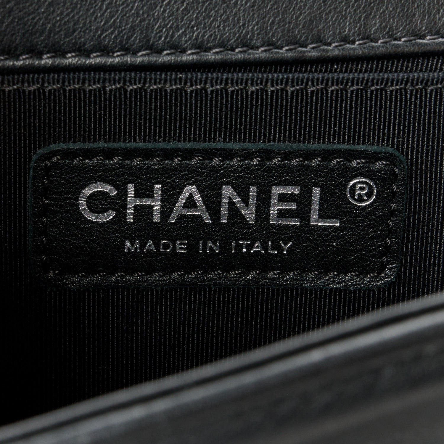 Chanel Lambskin Quilted Medium Boy Flap Black 6 of 11