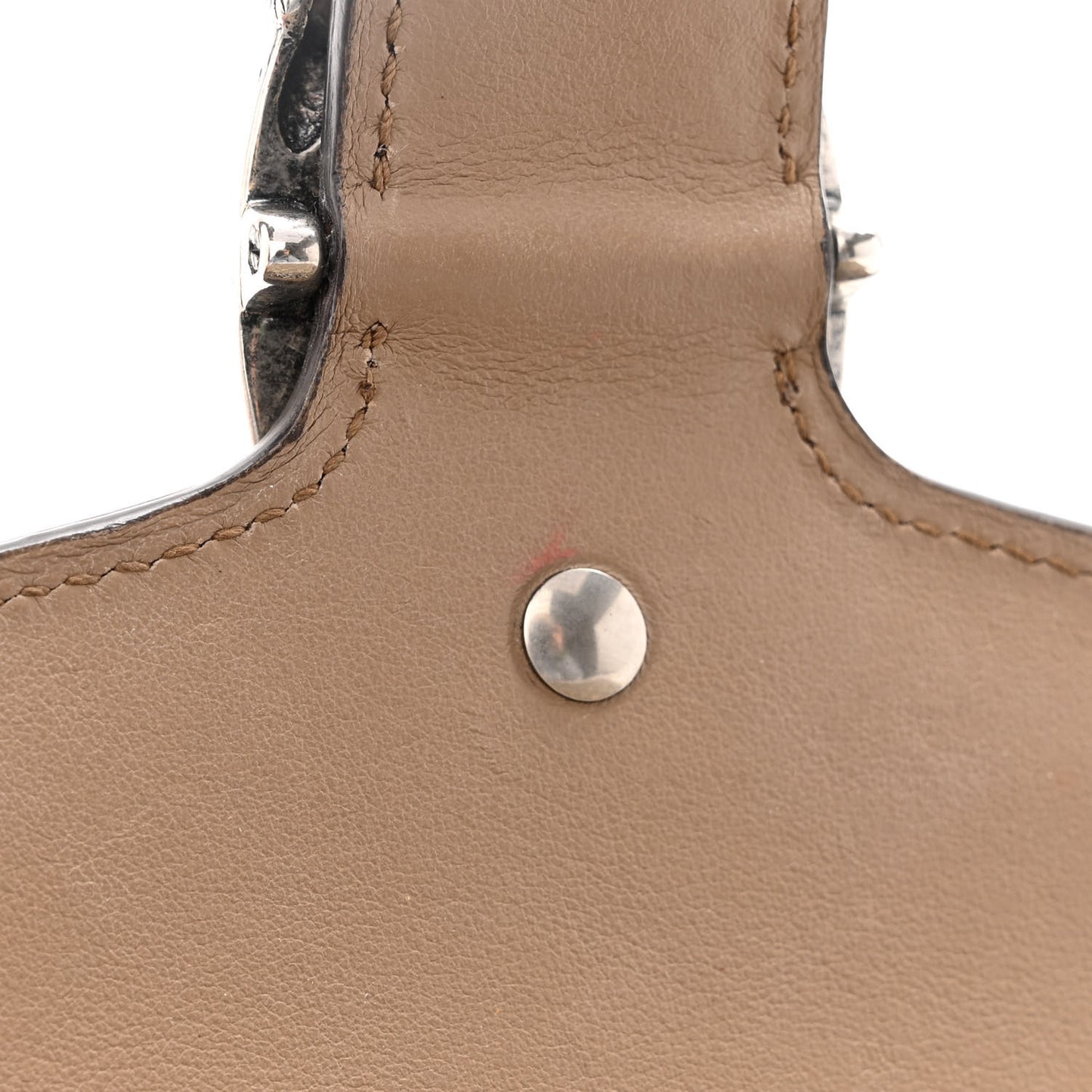 GG Supreme Monogram Mini Dionysus Chain Wallet Beige Taupe