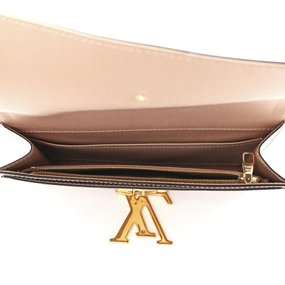 Louis Vuitton Patent Louise Clutch Nude 4 of 8