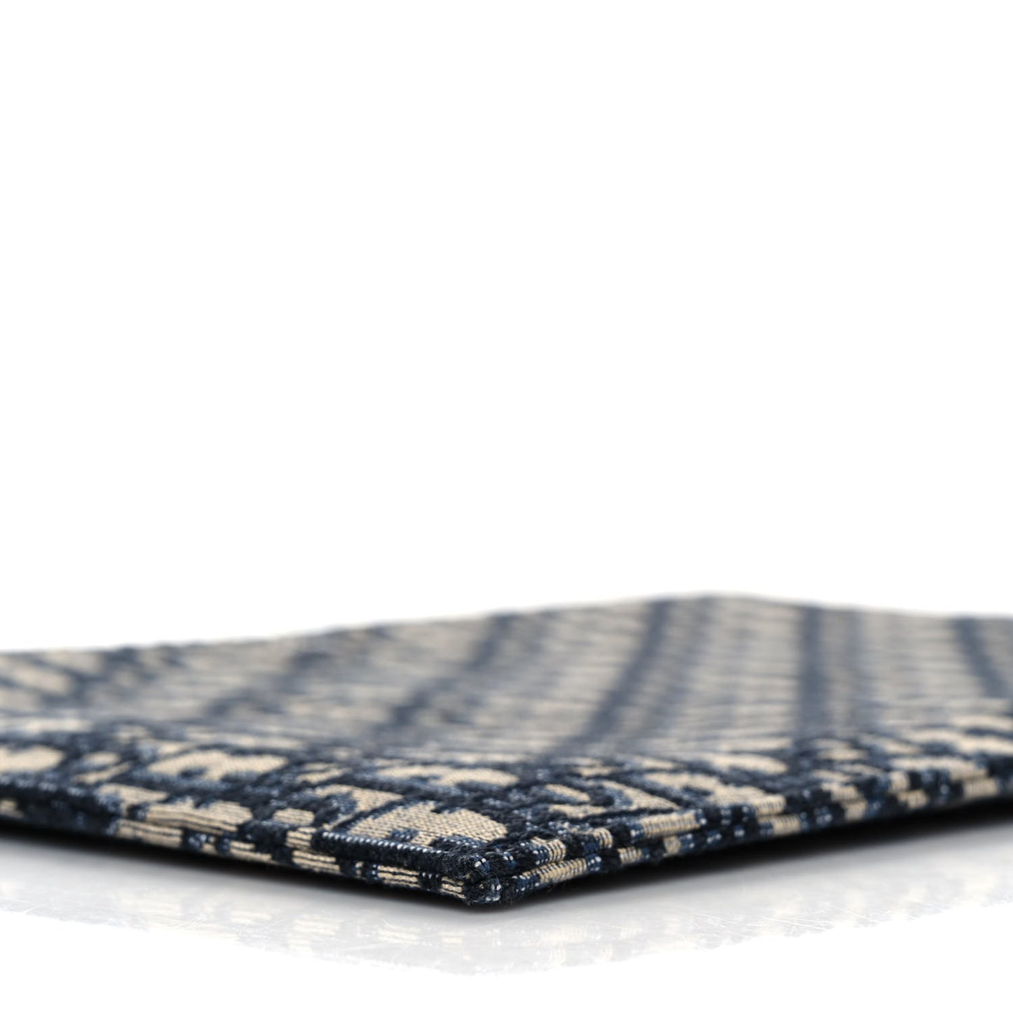 Oblique A4 Flat Pouch Clutch Blue