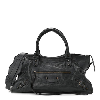 Balenciaga Agneau Classic Hardware Part Time Anthracite 1 of 12