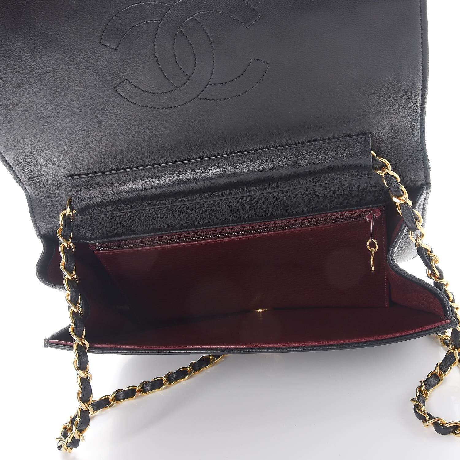 Chanel Lambskin Quilted Small Single Flap Black 5 of 14