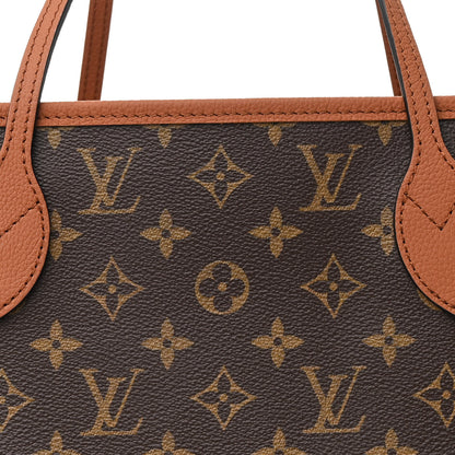 Louis Vuitton Monogram Calfskin Neo Neverfull Inside Out MM Tan 15 of 19