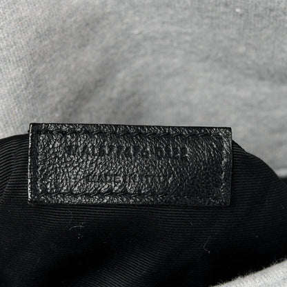 Saint Laurent Jersey Quilted Small Loulou Puffer Monogram Chain Satchel Grey Cloud 7 of 10