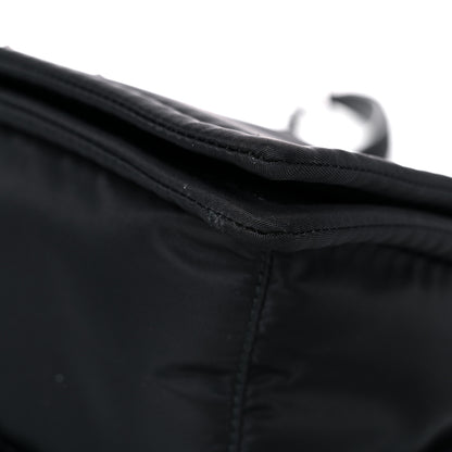 Prada Tessuto Nylon Padded Chain Shoulder Bag Black 10 of 12