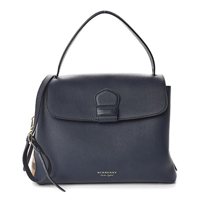 Burberry Derby Calfskin House Check Medium Camberley Ink Blue 1 of 10
