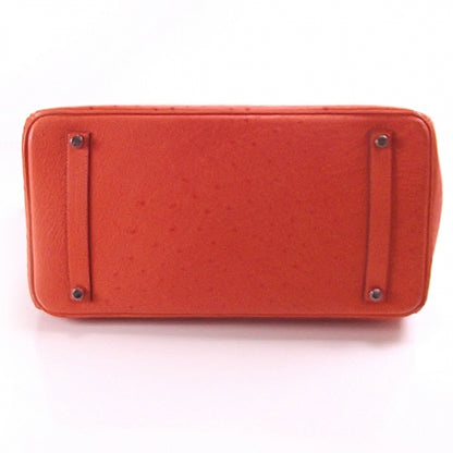 Hermes Ostrich BIRKIN 35 Orange 4 of 11
