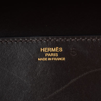 Hermes Box Medor 29 Clutch Chocolate 6 of 7