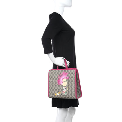 Gucci GG Supreme Monogram Punk Print Childrens Tote 2 of 10