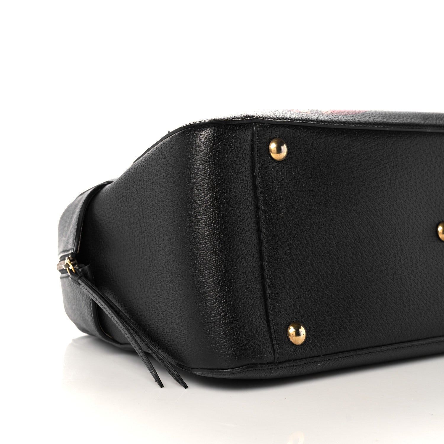 Gucci Calfskin Kingsnake Print Duffle Black 11 of 17
