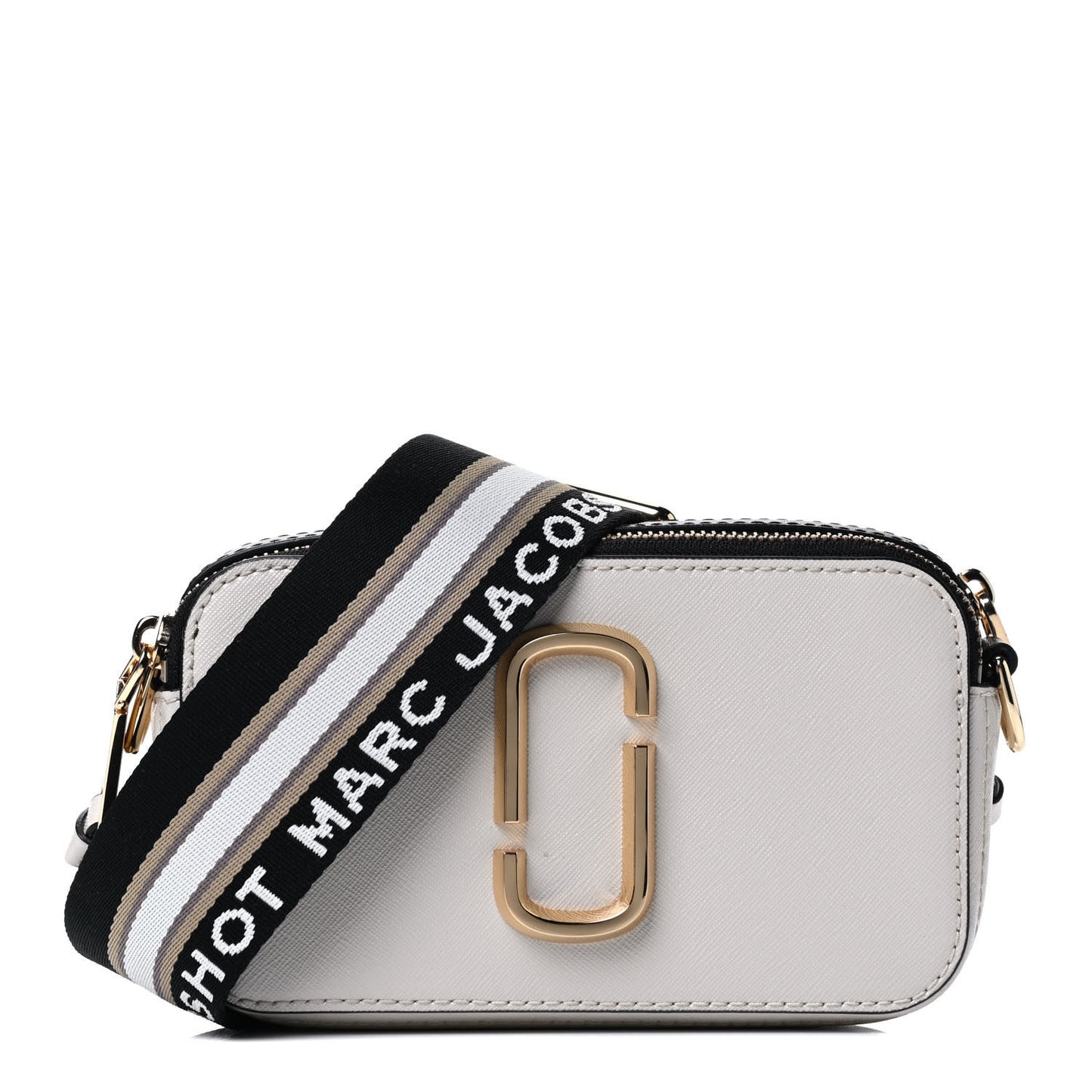 Saffiano Small Snapshot Camera Bag New Cloud White Multicolor