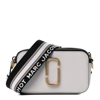 Marc Jacobs Saffiano Small Snapshot Camera Bag New Cloud White Multicolor 1 of 4