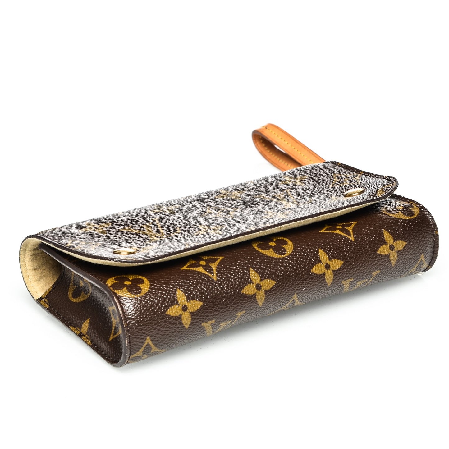 Monogram Wristlet Clutch