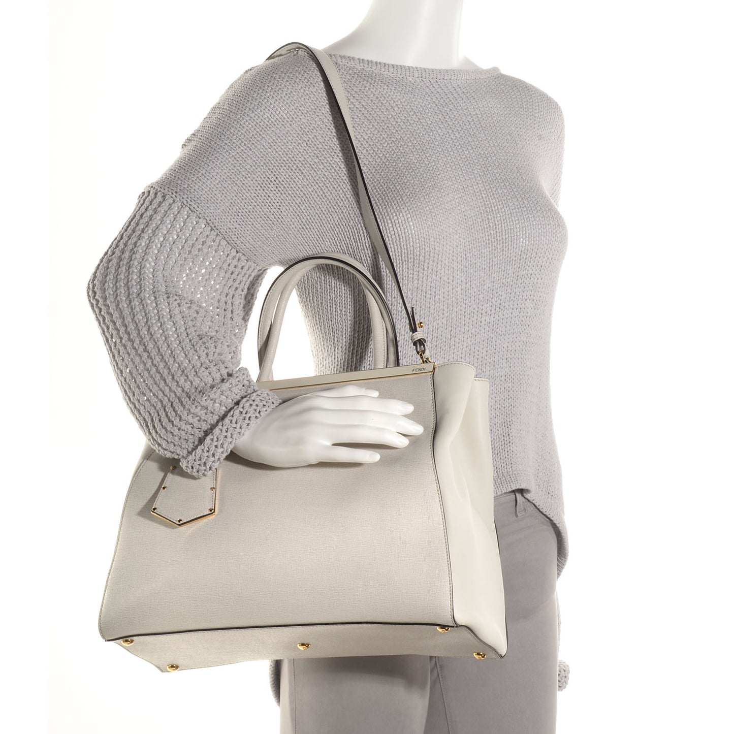 Vitello Elite Regular 2Jours Tote Latte
