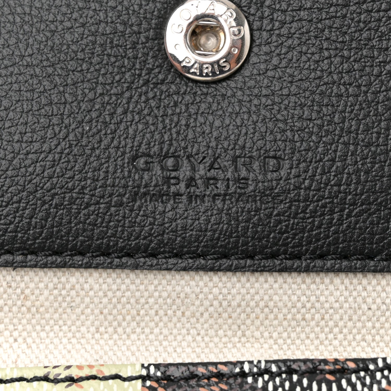 Goyard Goyardine Saint Louis Lettres Camouflage PM Black Green 7 of 11