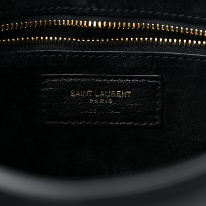 Saint Laurent Smooth Calfskin Le 5 A 7 Hobo Black 6 of 12