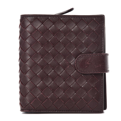 Bottega Veneta Nappa Intrecciato Mini Wallet Dark Barolo 1 of 11
