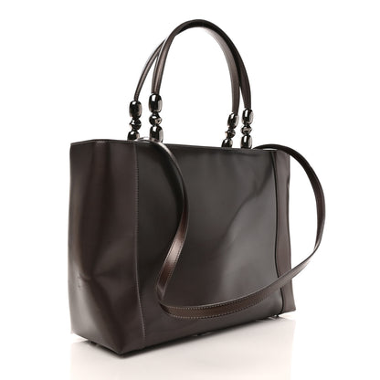 Christian Dior Patent Medium Malice Tote Brown 3 of 11