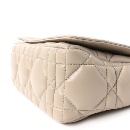 Christian Dior Calfskin Macrocannage Medium Caro Bag Sand 10 of 11
