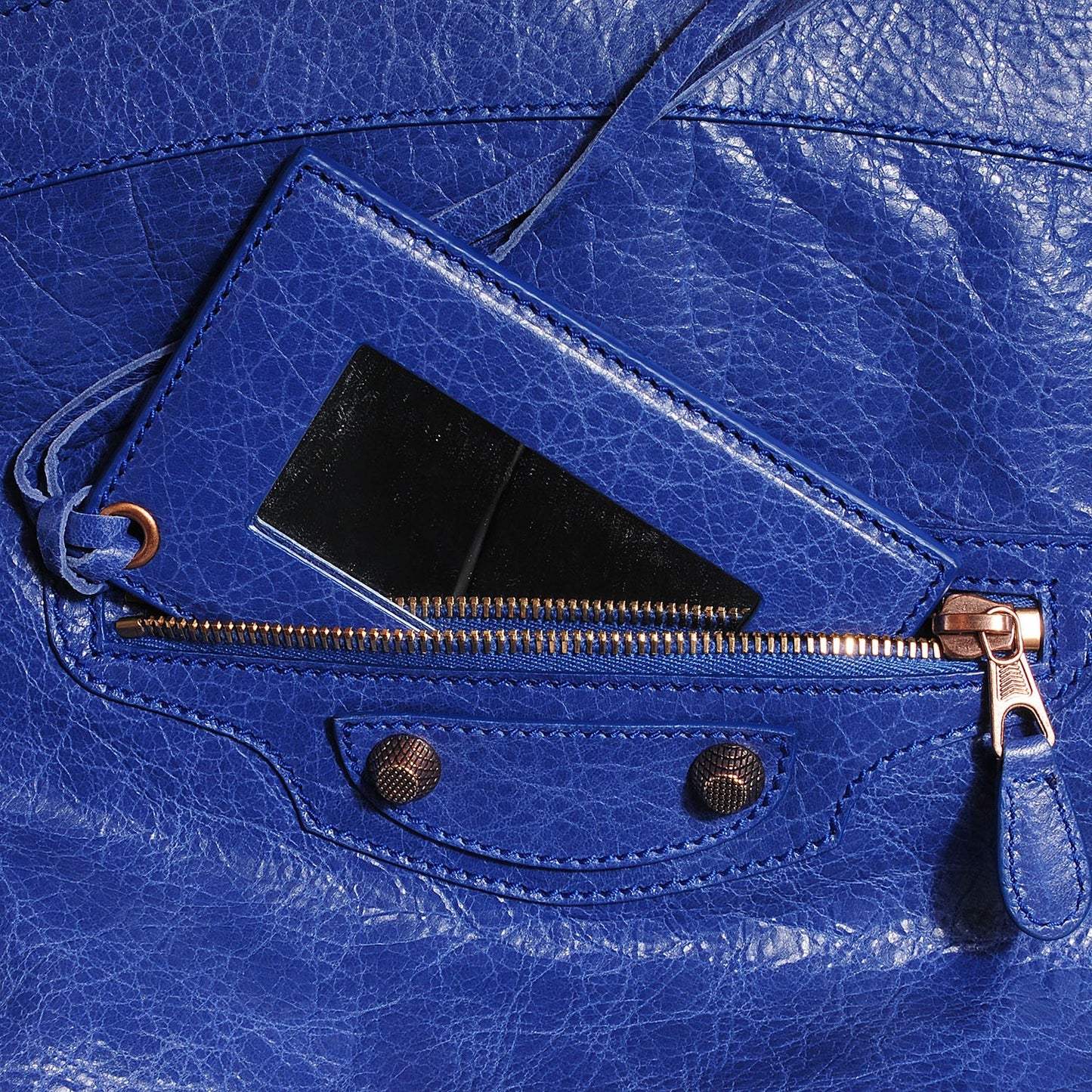 Agneau Giant 12 Rose Gold Hardware Premier Clutch Bleuette