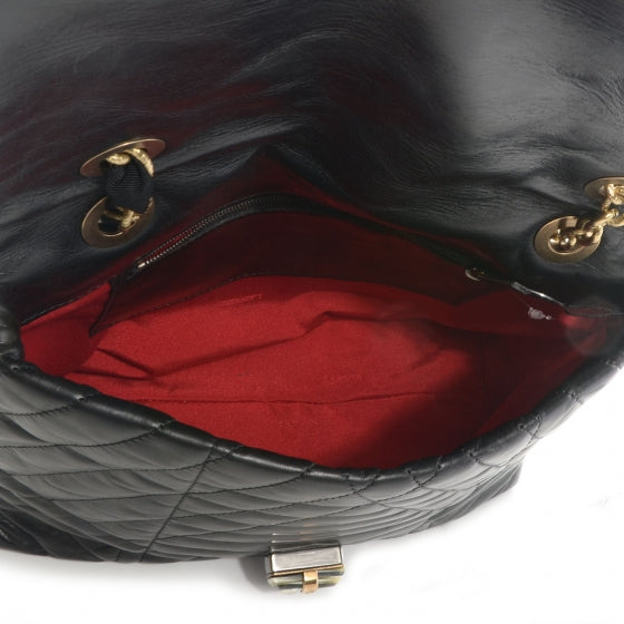 Lanvin Quilted Calfskin Happy Medium Shoulder Bag Black 5 of 8