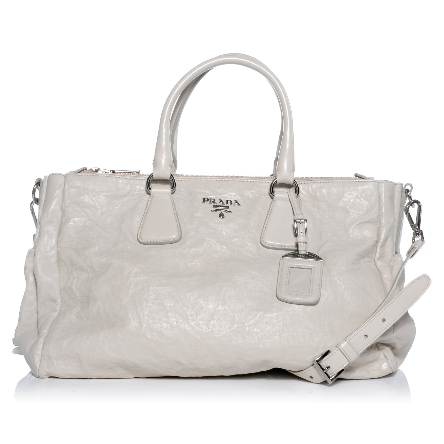 Nappa Antique Handbag Ghiaccio