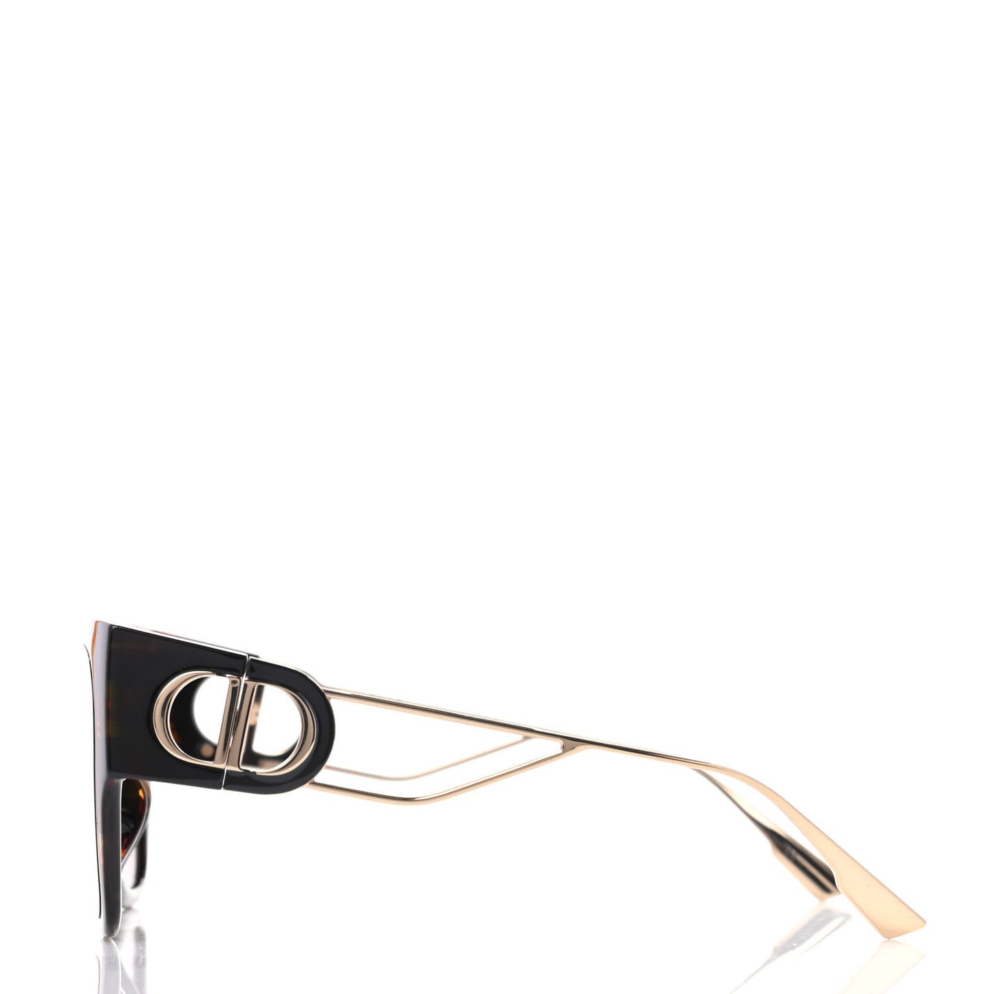 Rectangular 30 Montaigne 1 Sunglasses Tortoise