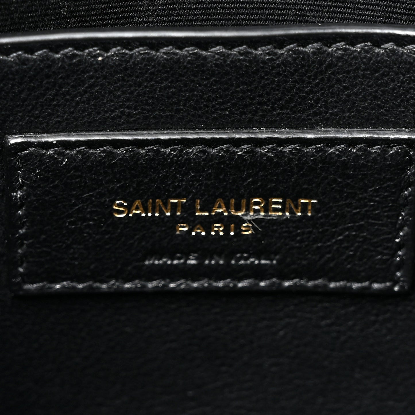 Shiny Calfskin Crocodile Embossed Manhattan Baguette Black