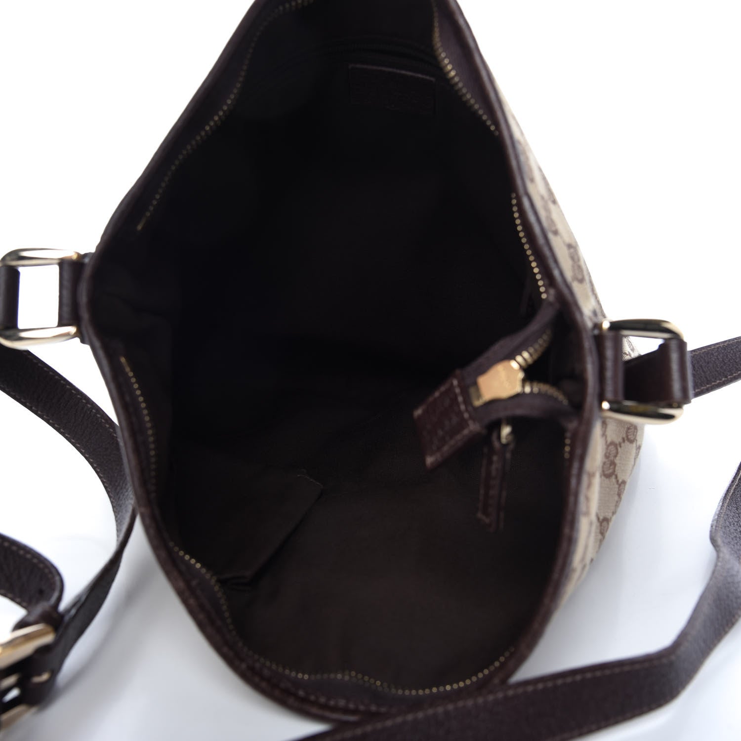 Gucci Monogram Abbey Messenger Bag Dark Brown 5 of 10
