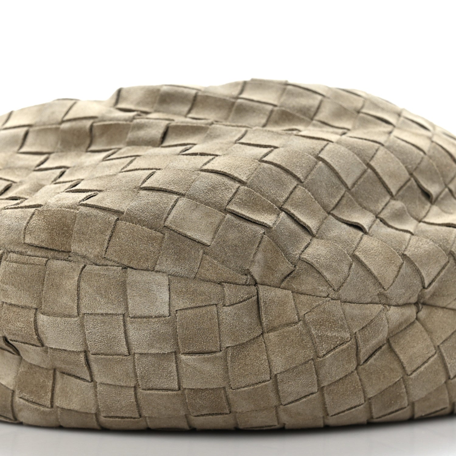 Bottega Veneta Suede Calfskin Intrecciato Teen Jodie Hobo Taupe 7 of 8