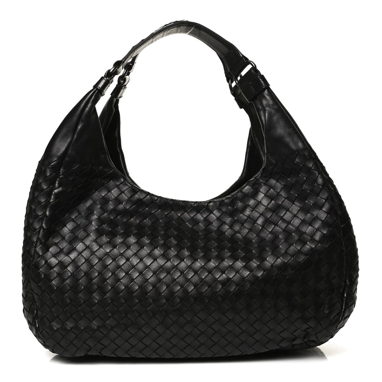 Nappa Intrecciato Medium Campana Black