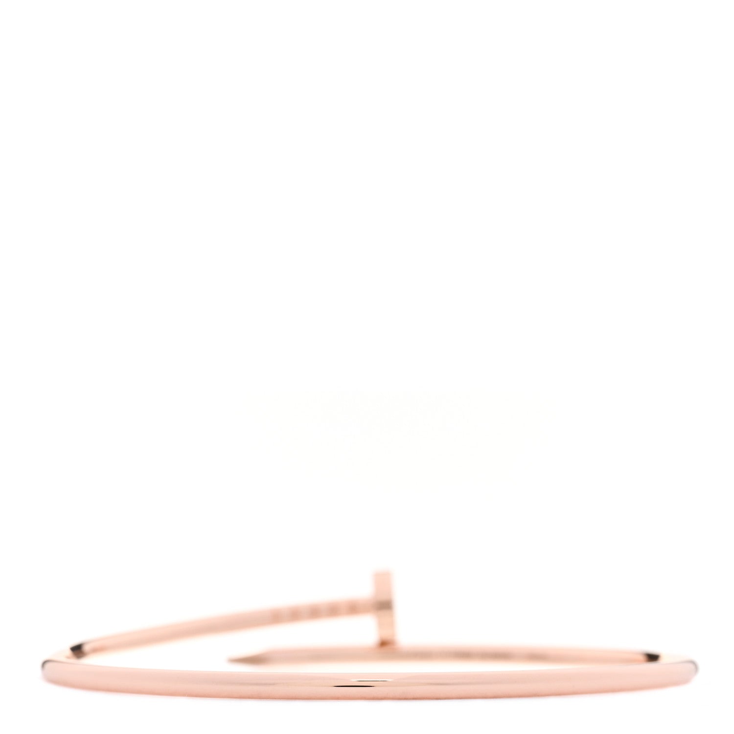 Cartier 18K Pink Gold Small Juste Un Clou Bracelet 17 2 of 4