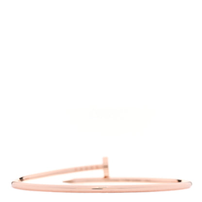 Cartier 18K Pink Gold Small Juste Un Clou Bracelet 17 2 of 4