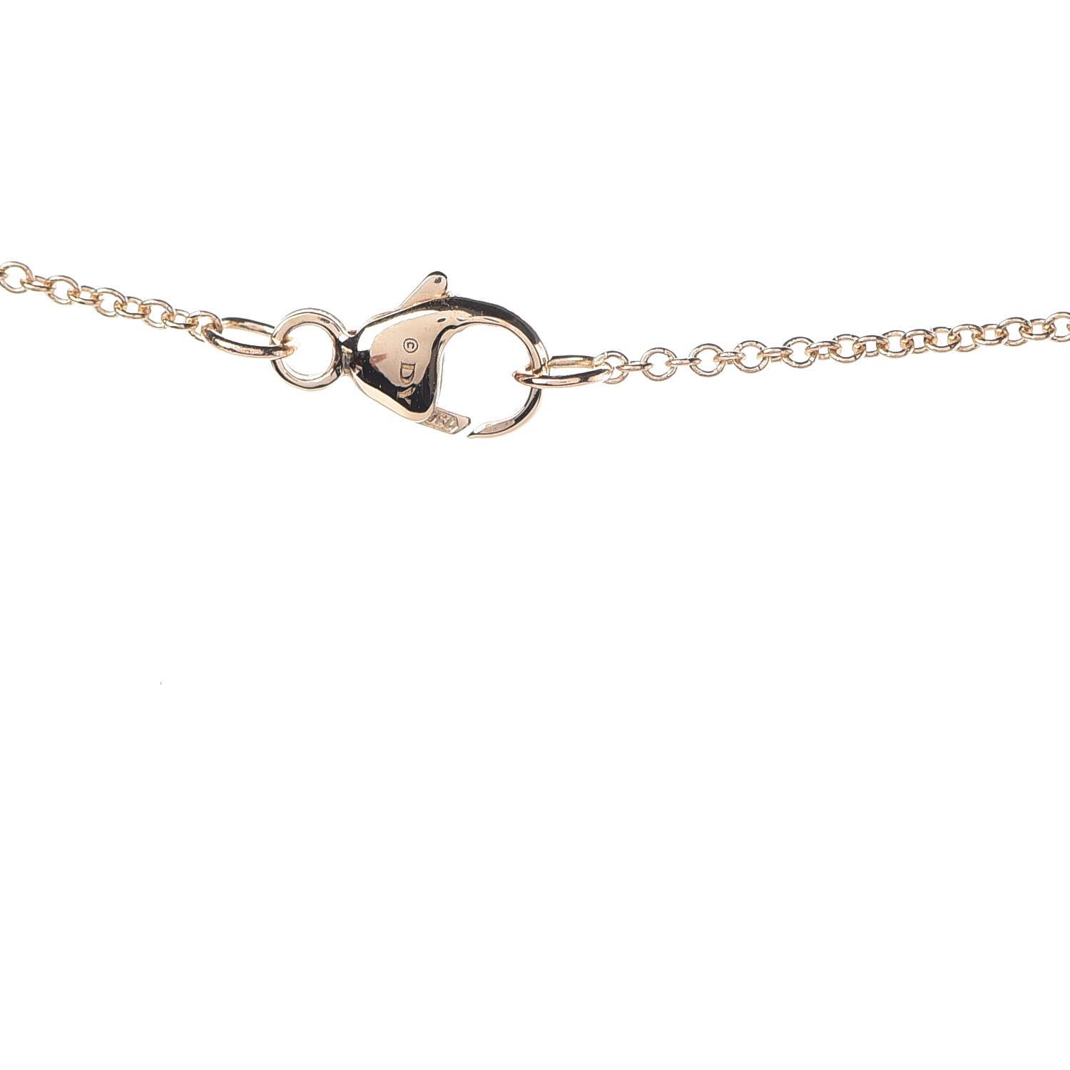 David Yurman 18K Yellow Gold Diamond Enamel Cable Double Heart Pendant Necklace Red 5 of 7