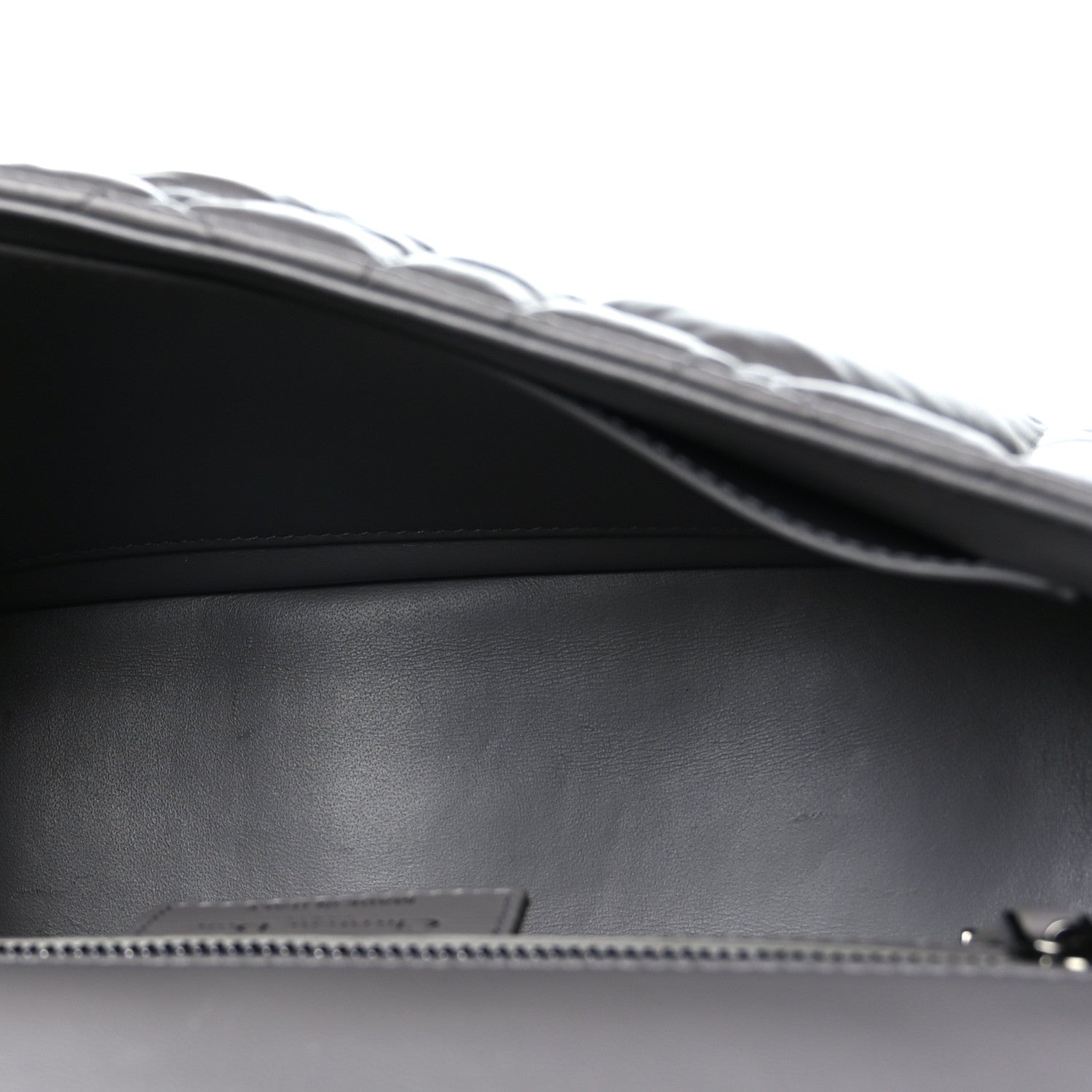 Christian Dior Calfskin Macrocannage Medium Caro Bag Iron Grey 5 of 9
