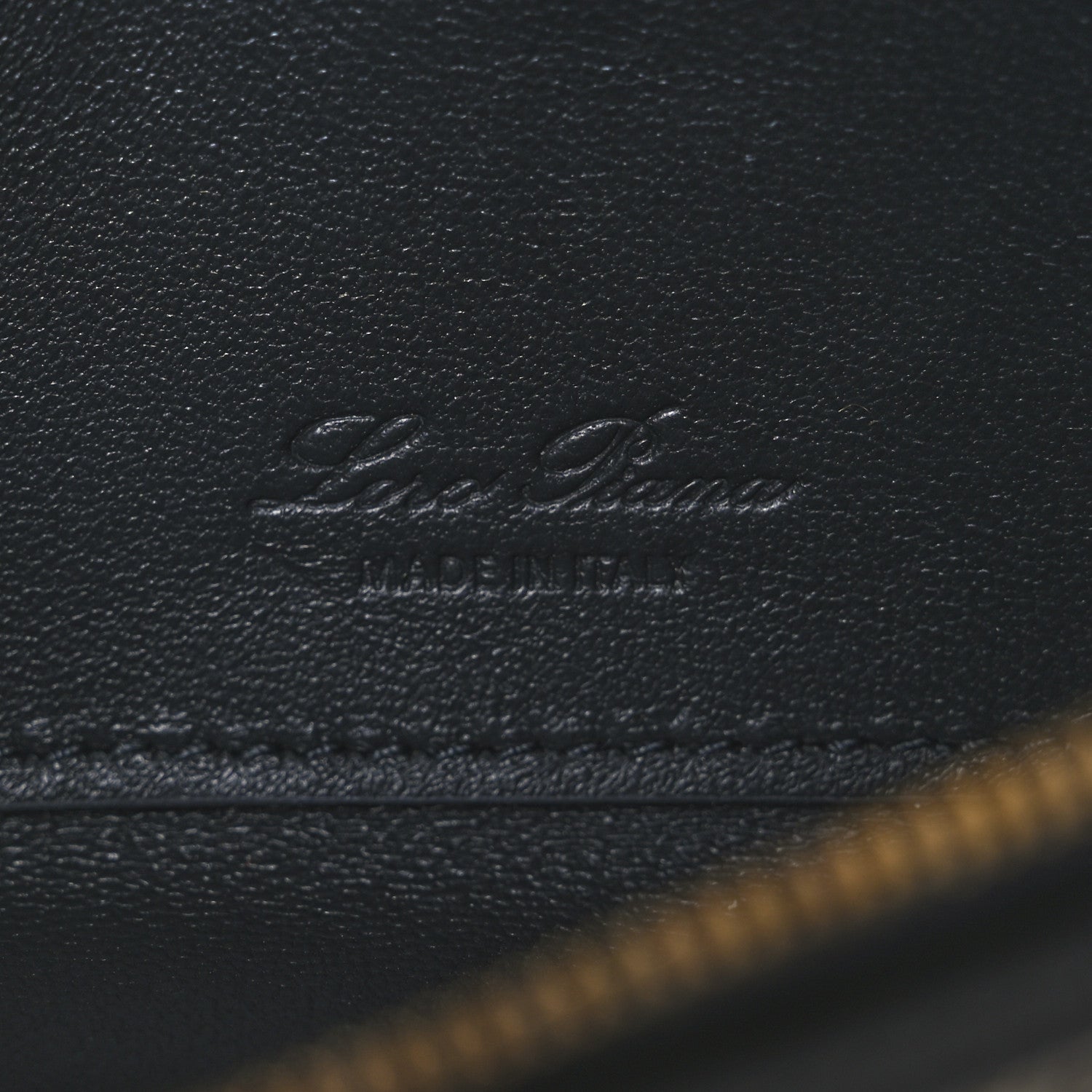 Loro Piana Virgin Wool Blend Herringbone Calfskin Extra Pocket Mini Pouch Green Sand Blue Green Sun Gold 6 of 11