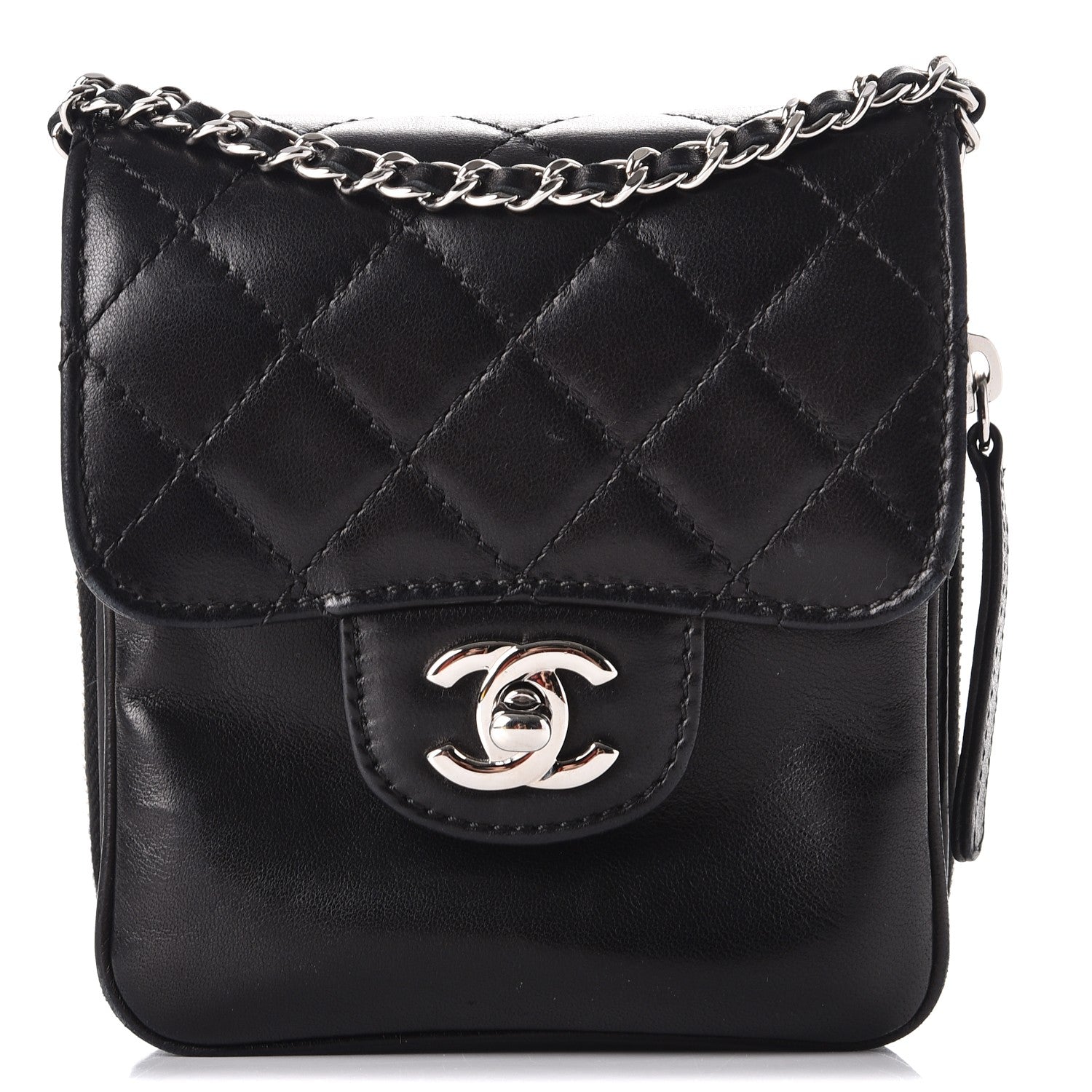Chanel Lambskin Mini Crossbody Flap Black 1 of 10