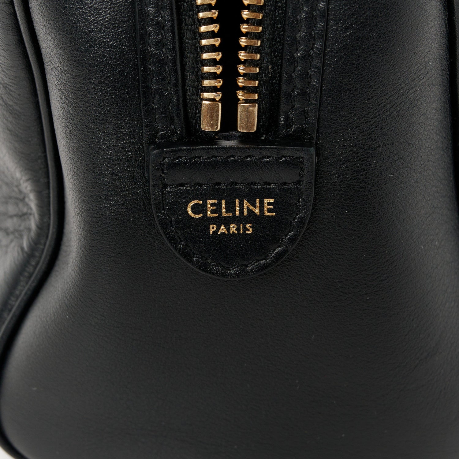 Celine Smooth Calfskin Triomphe Small Boston Bag Black 8 of 11