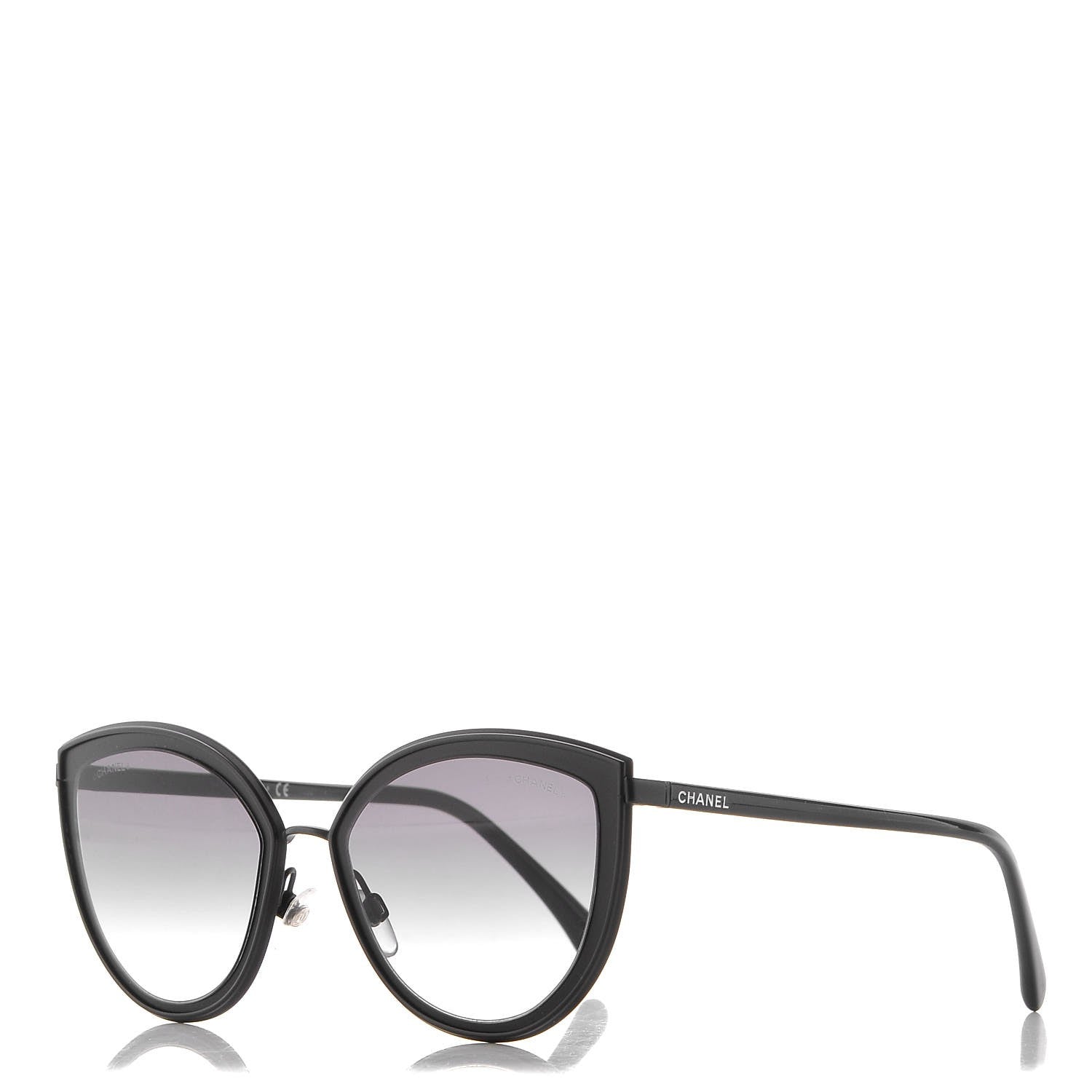 Chanel Cat Eye Sunglasses 4222 Black 1 of 7