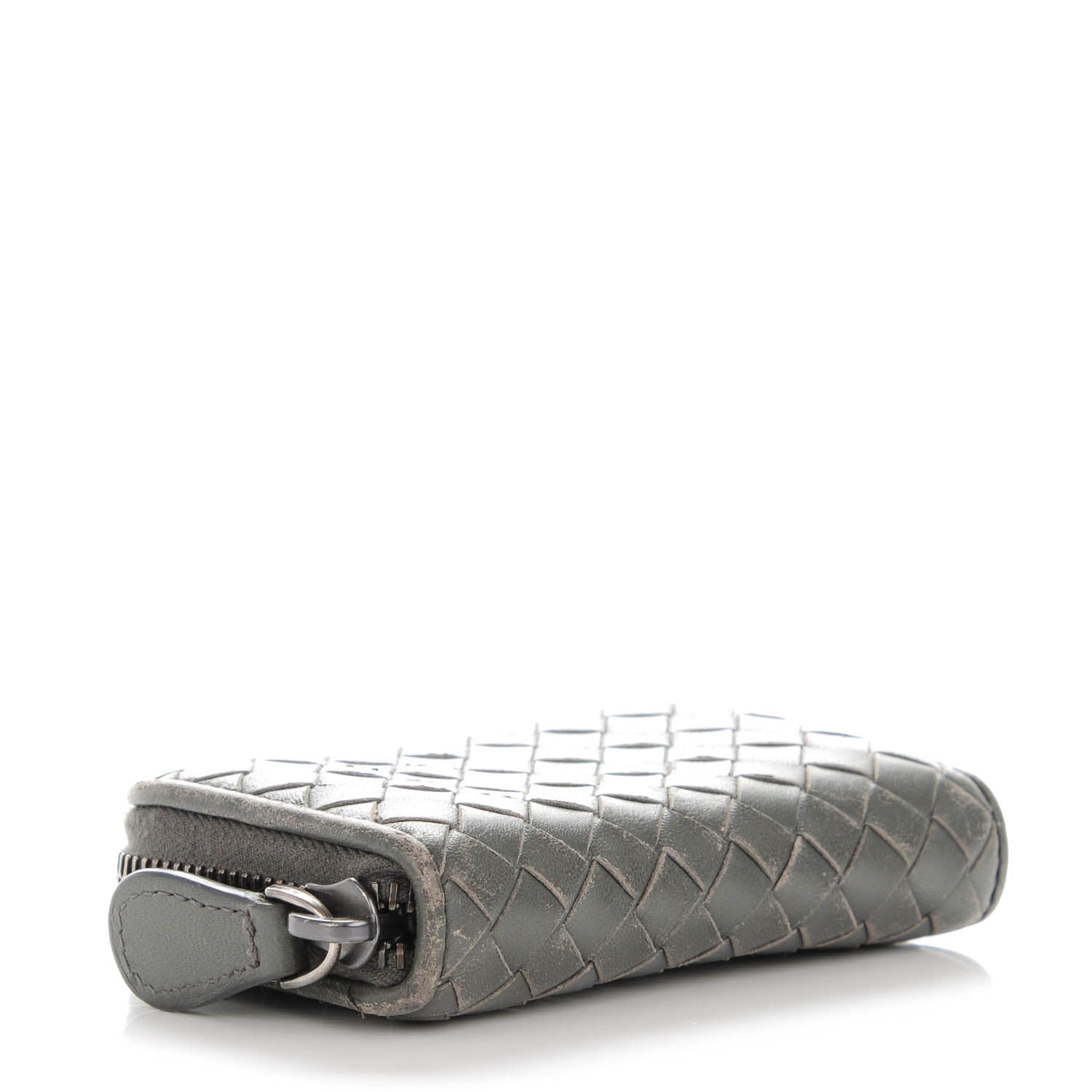 Bottega Veneta Nappa Intrecciato Zip Around Coin Purse Shadow 4 of 7