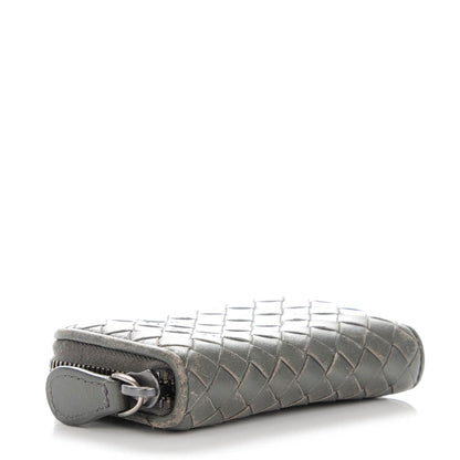 Bottega Veneta Nappa Intrecciato Zip Around Coin Purse Shadow 4 of 7