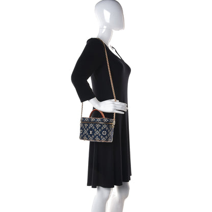 Louis Vuitton Jacquard Since 1854 Vanity PM Blue 2 of 10