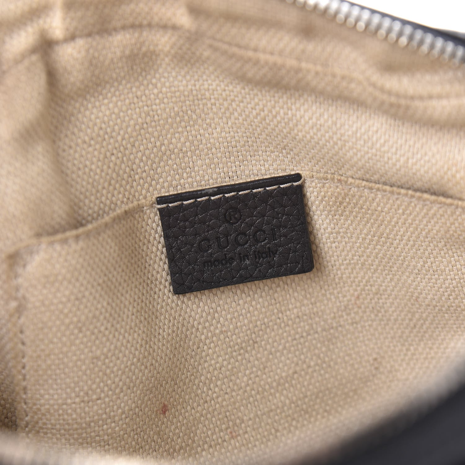 Gucci Pebbled Calfskin Small Soho Disco Bag Black 8 of 13