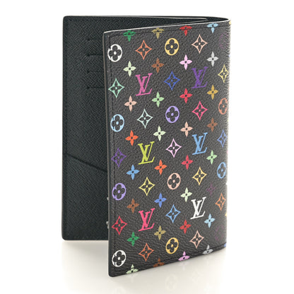 Louis Vuitton LV X TM Monogram Multicolor Passport Cover Black 3 of 8
