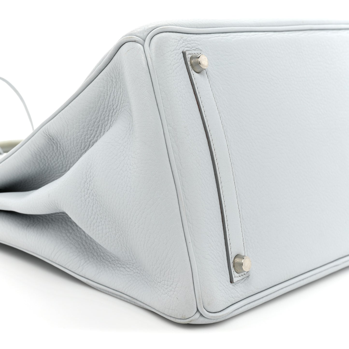Taurillon Clemence Birkin 35 Gris Perle