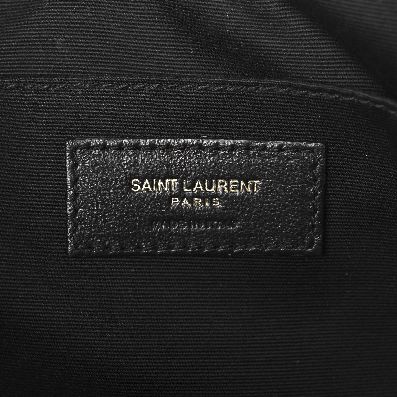 Saint Laurent Calfskin Matelasse Monogram Lou Camera Bag Black 6 of 12