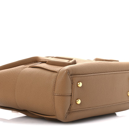 Bottega Veneta Grained Calfskin Maxi Intrecciato Arco 33 Caramel 9 of 12