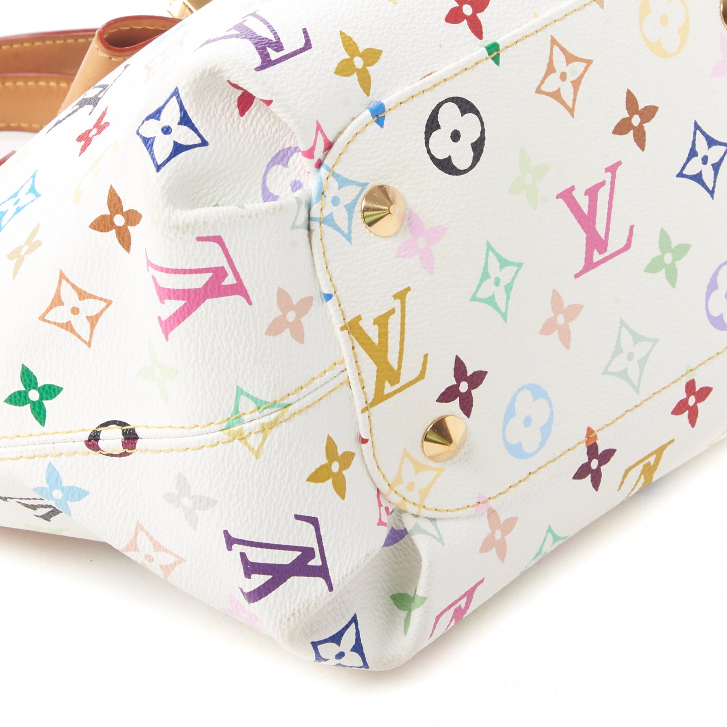 Monogram Multicolor Annie MM White